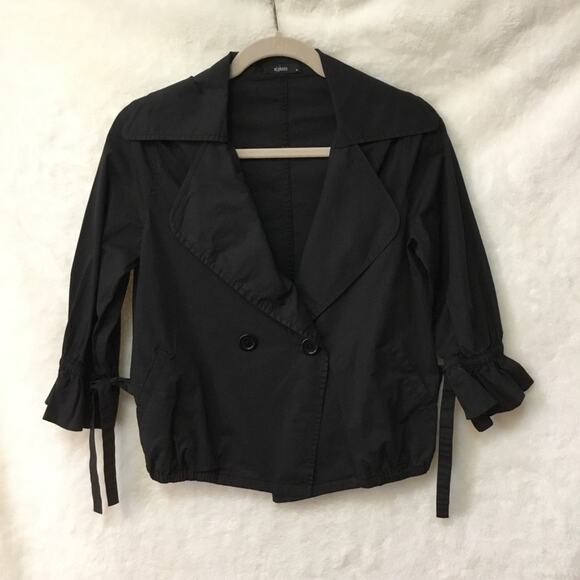 M)phosis Black Cotton Jacket - Picture 1 of 7
